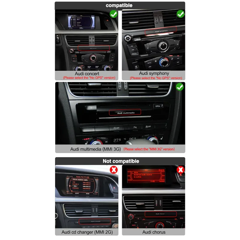 Android Audi A4 /A5 /B8 (2009 - 2016) 5