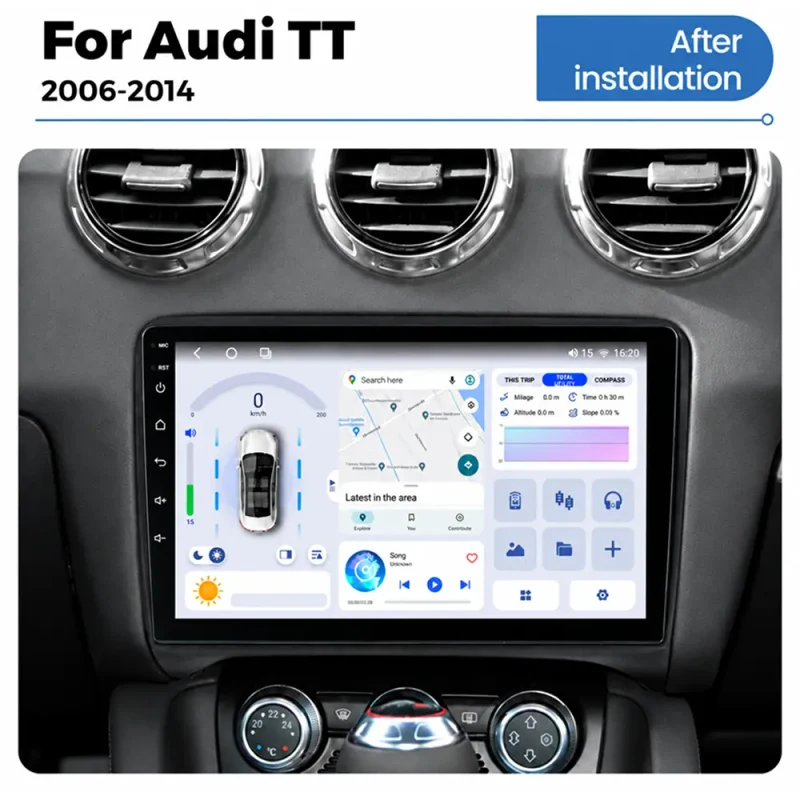 Штатная мультимедиа Audi TT (8J) (2006 - 2014) 3