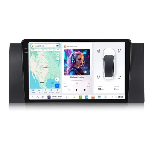 Android BMW 5 Series F10 / X5 / M5 (1996 - 2006) (DUDU3)