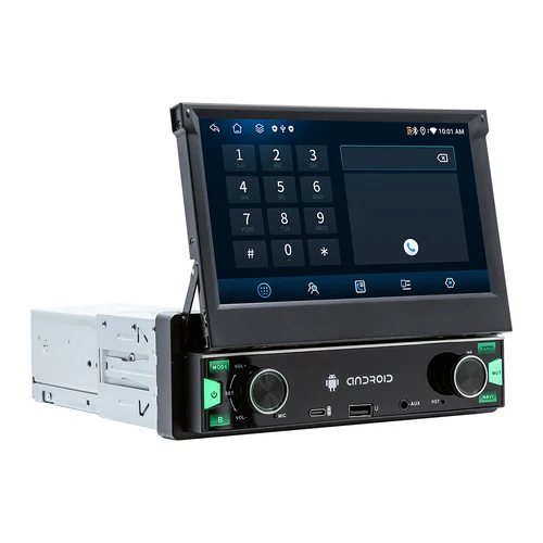 9719-H | 1-DIN Aвто магнитола с выдвижным экраном 7" и CarPlay