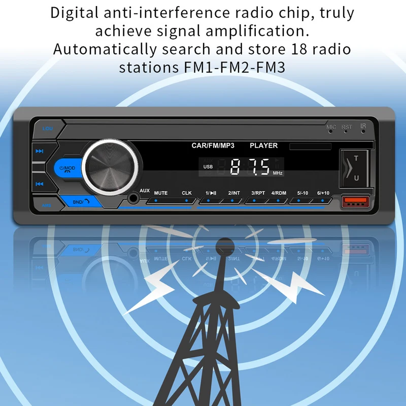 Player auto M12 1DIN 6