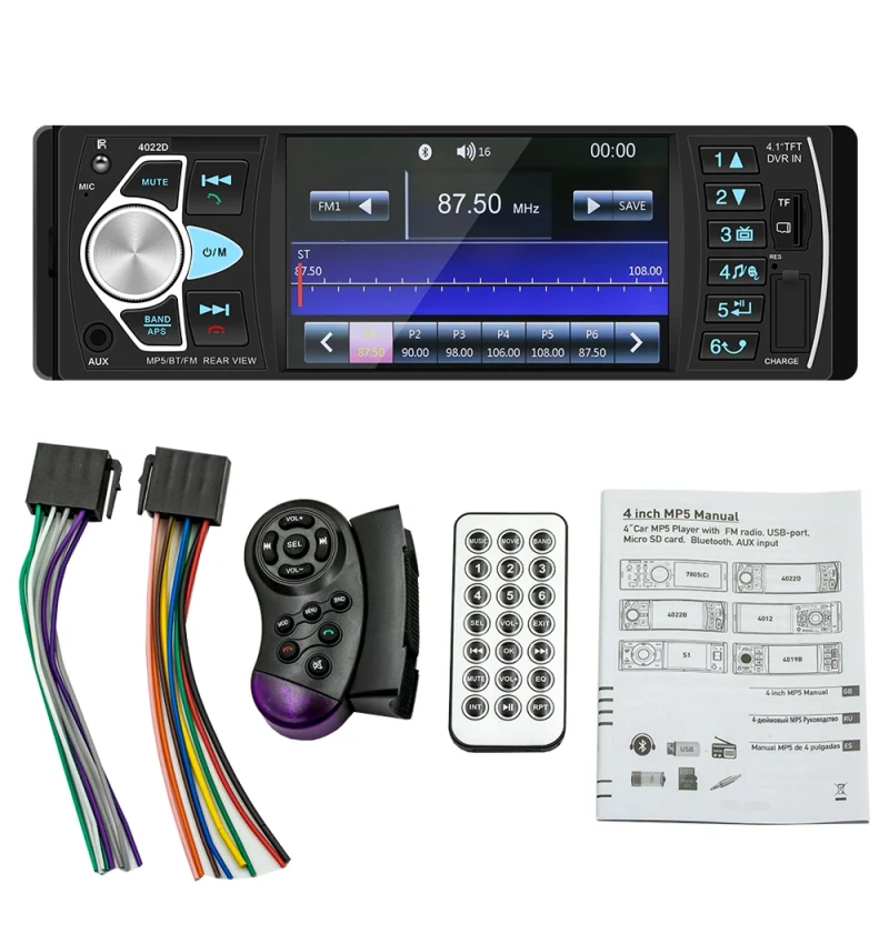 Player auto 4022D 1DIN 6