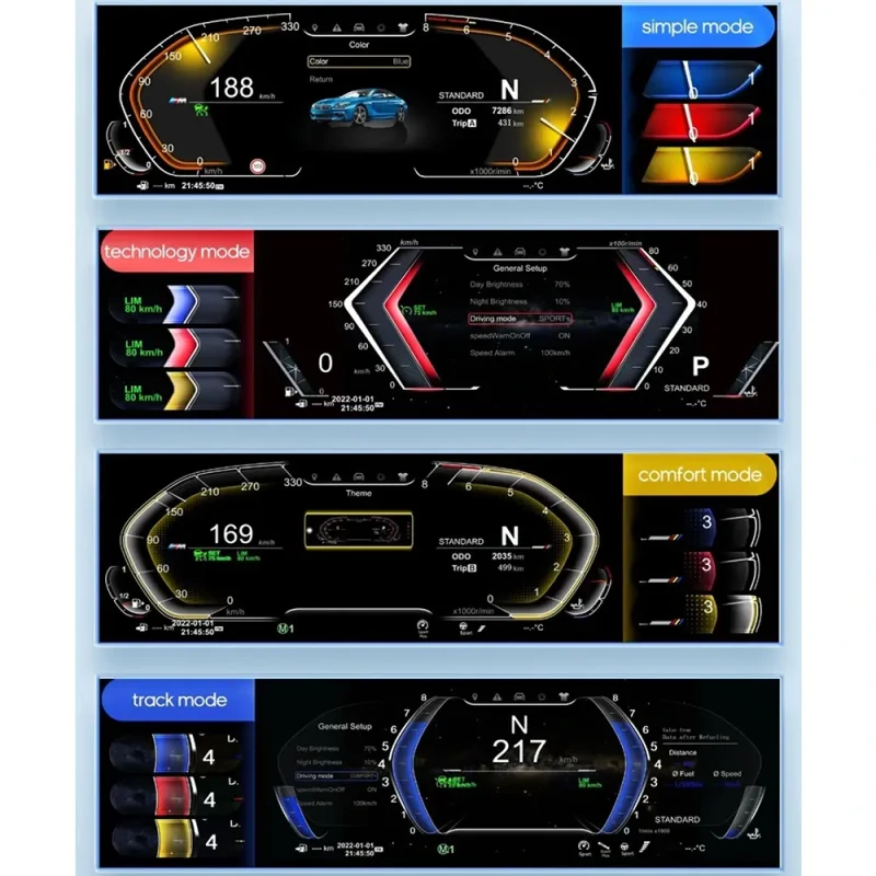 LCD Dashboard - BMW 3 Series F30 / F31 (2013 - 2019) 4