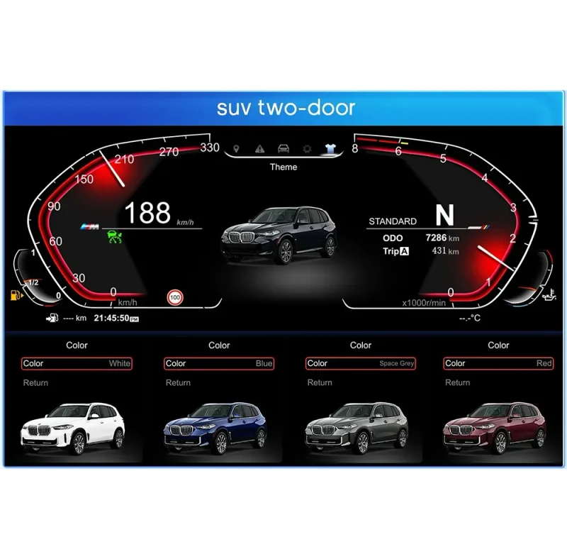 LCD Dashboard - BMW 3 Series F30 / F31 (2013 - 2019) 6