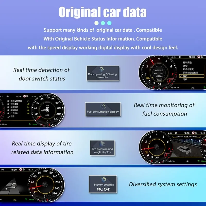 LCD Dashboard - Audi Q5 (2010 - 2018) 4