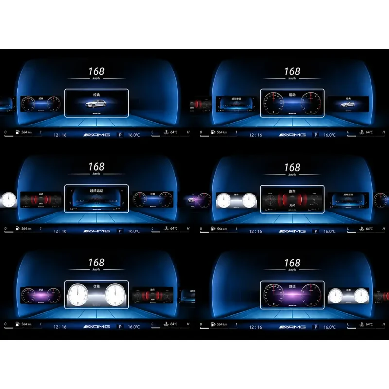 LCD Dashboard - Mercedes-Benz E-Class (W212) (2010 - 2015) 8