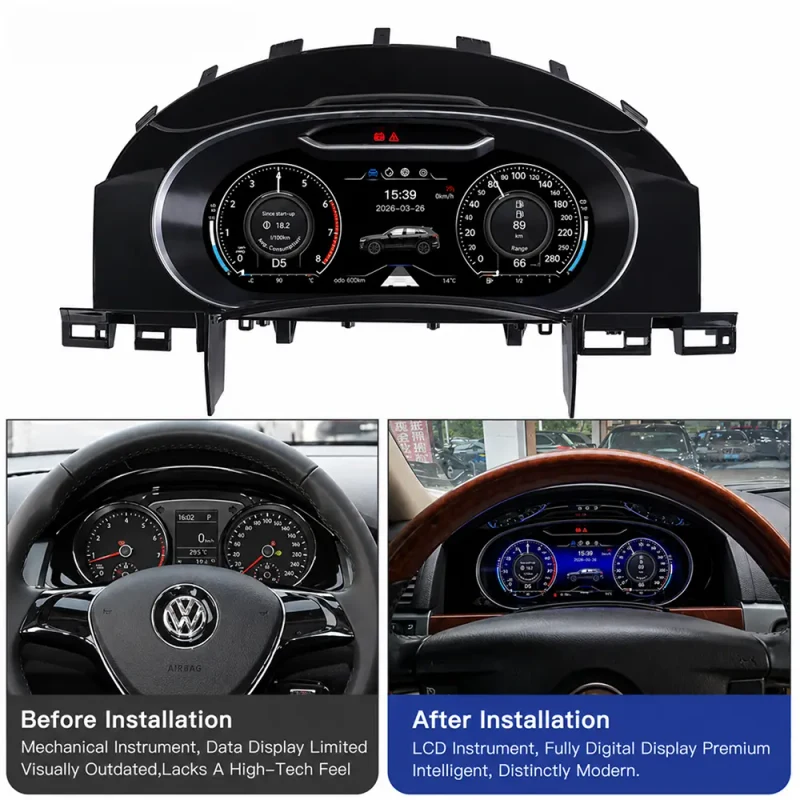 LCD Dashboard - Volkswagen Touareg (2003 - 2010) 5