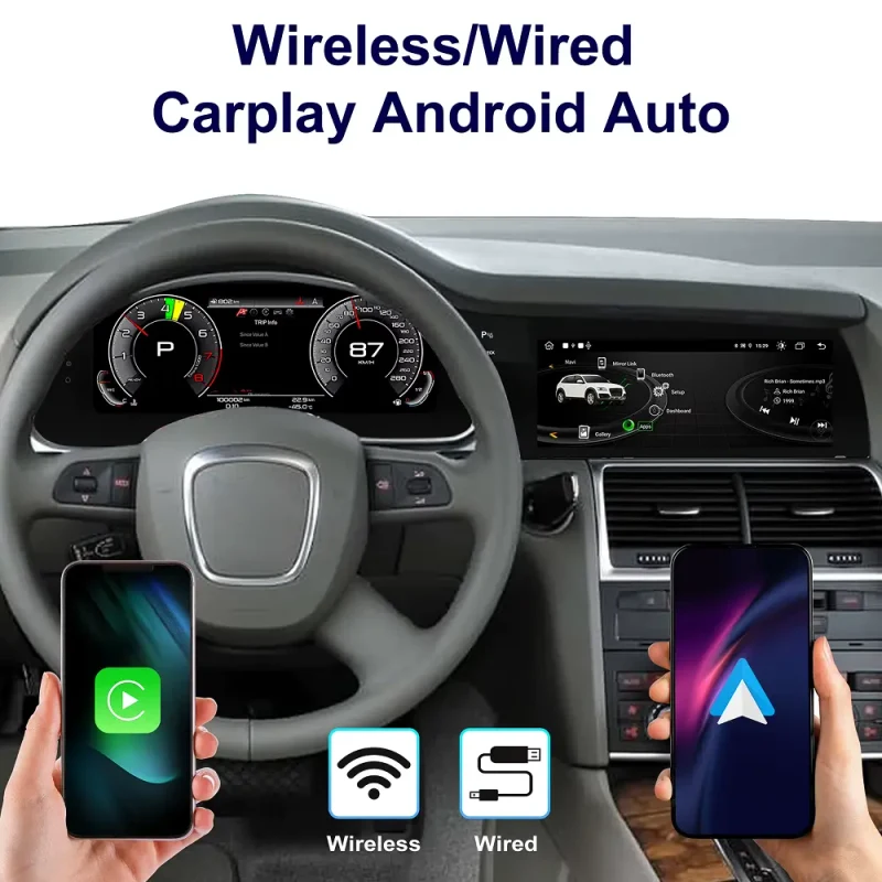 LCD Dashboard - AUDI Q7 / 4L (2005 - 2015) 5