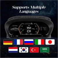 LCD Dashboard - BMW 5/6 Series E60/E61/E63/E64 (2003 - 2010) 7
