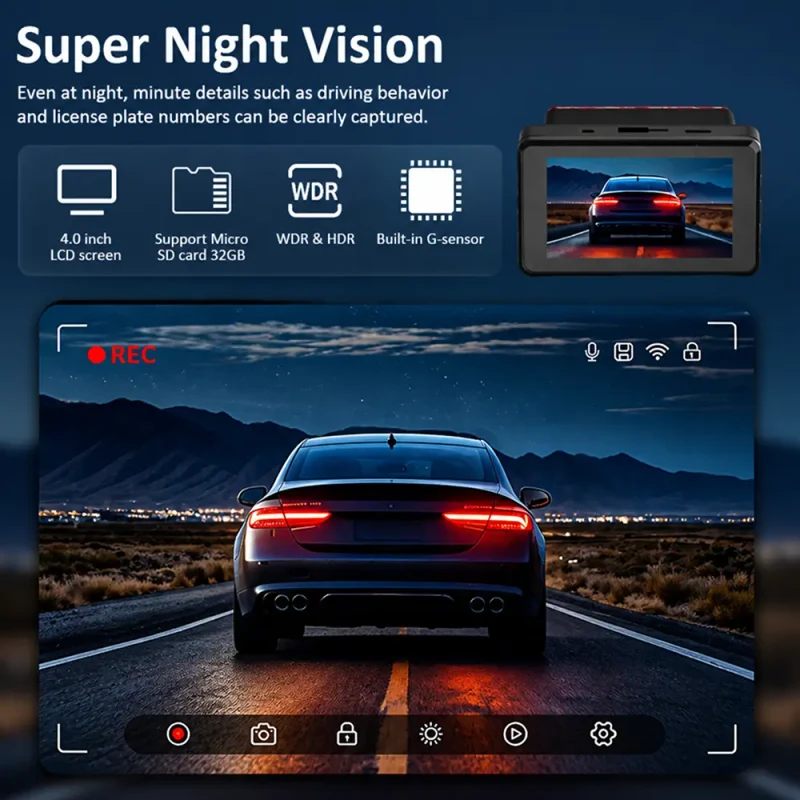Videoregistrator - Dash Cam X2 DALOS 5
