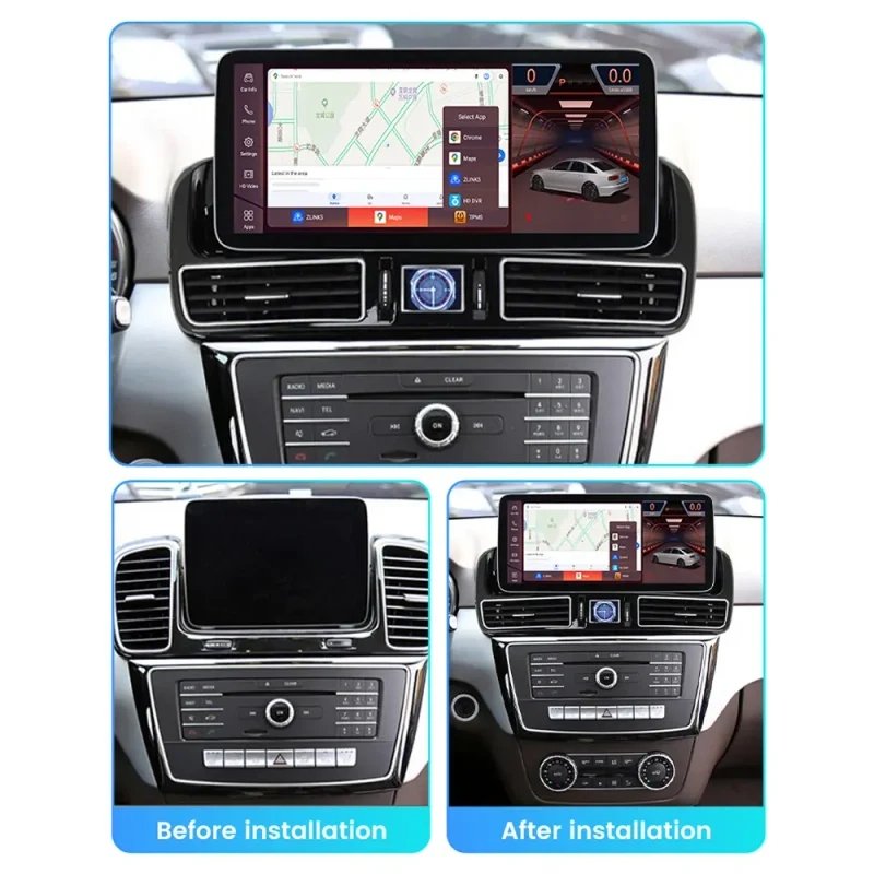 Штатная мультимедиа - Mercedes-Benz GLE(W166) / GLS(X166) (2016 - 2018) 3