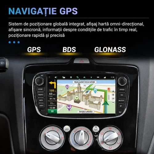 Multimedia dedicată Ford Focus/C-Max/Fusion/Mondeo (2008 - 2011)