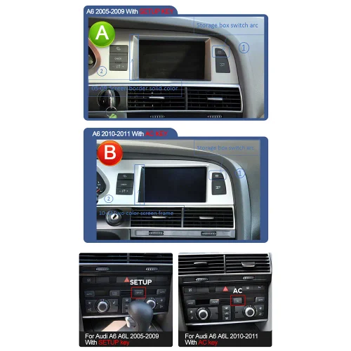 Multimedia dedicată Audi A6 / A6L (C6 / 4F) (2004 - 2009)