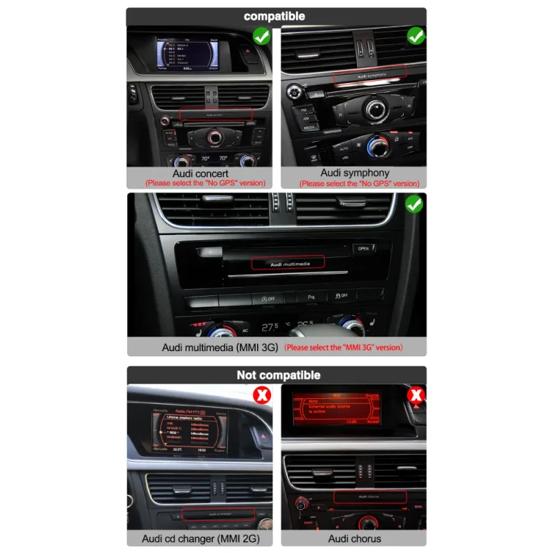 Multimedia dedicată Audi A4 (B8) / A5 (B8) (2008 - 2010) 7