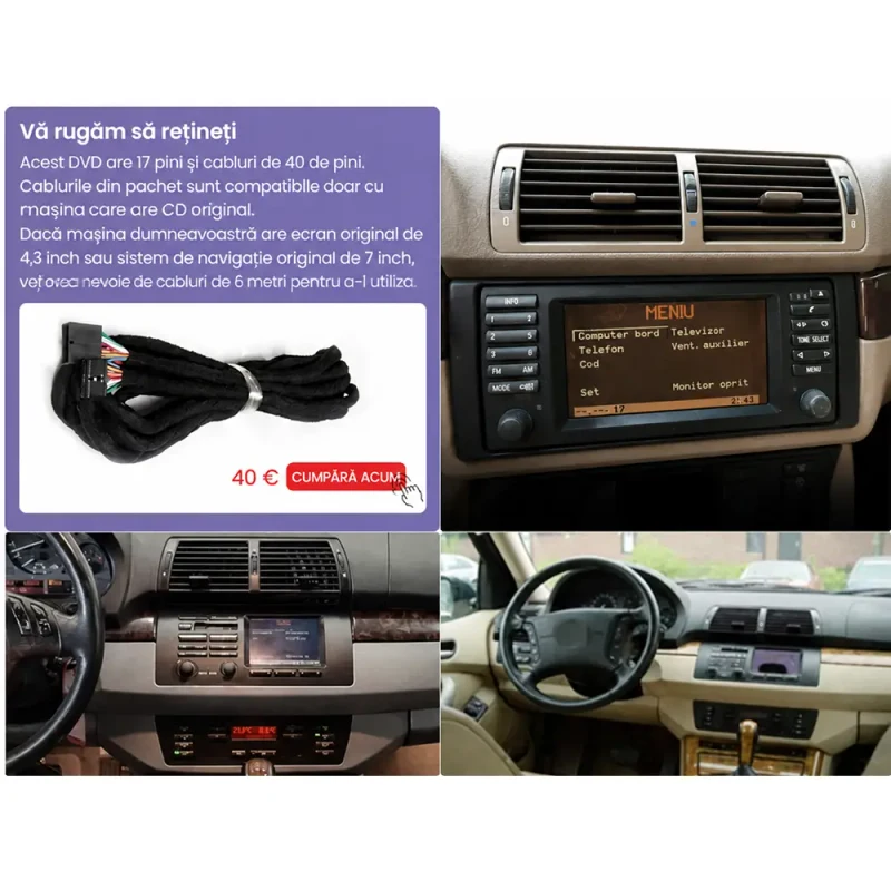 Multimedia dedicată BMW X5 (E53) (1999 – 2006) 4