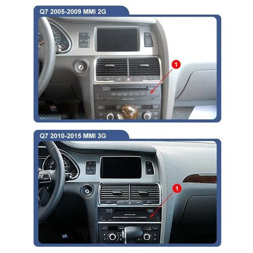Multimedia dedicată Audi Q7 (4L Facelift) (2010 - 2015)