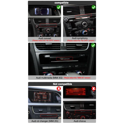 Multimedia dedicată Audi Q5 (8R) (2009 - 2017)