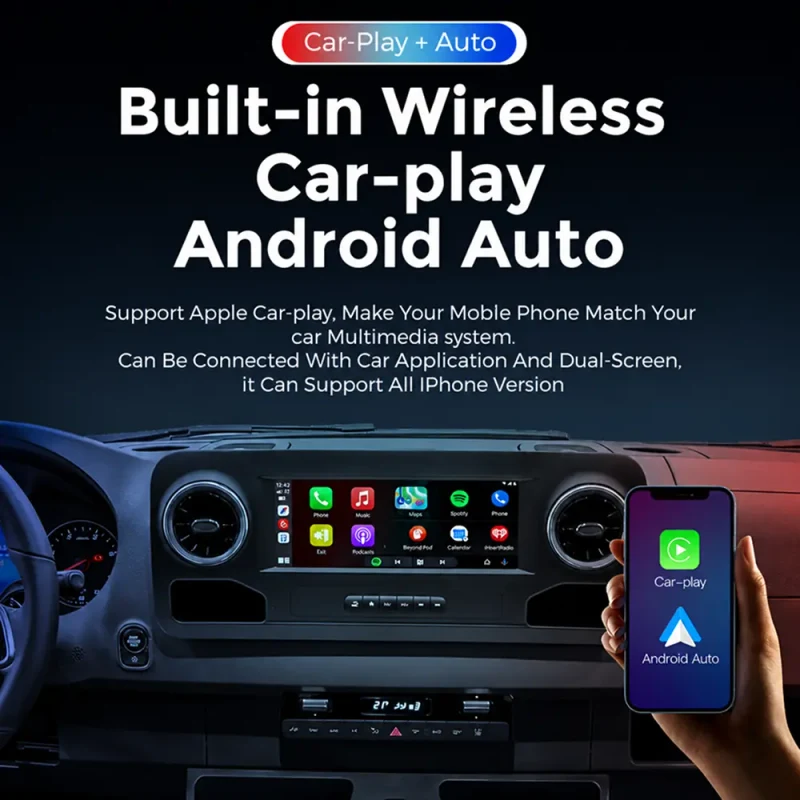 Multimedia dedicată Mercedes-Benz Sprinter (W907 / W910) (2019 - 2026) 4