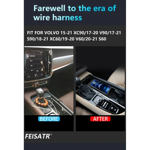 Încărcătoare wireless Volvo XC60/S90/V90/S60/V60/XC90 (2015 - 2023)