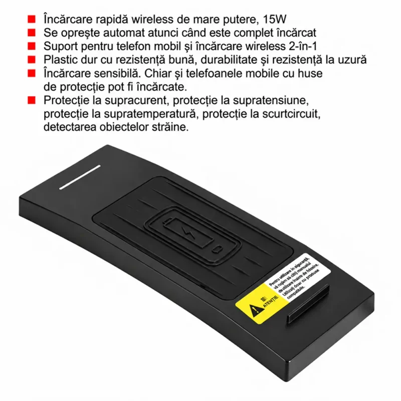 Încărcătoare wireless Audi A6 / A6L / S6 / RS6 / A7 / S7 / RS7 (2009 - 2020) 8