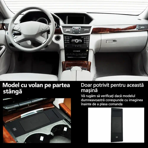 Încărcătoare wireless Mercedes-Benz E-Class W212 (2012 - 2015)